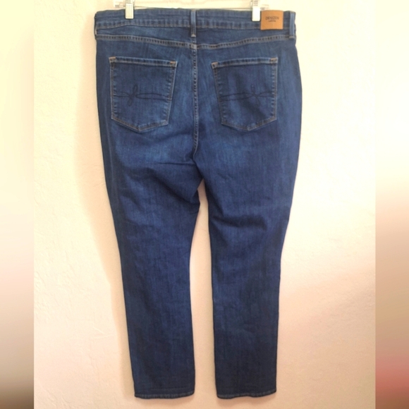 Denizen From Levi's Mid Rise Slim Blue Women's Denim Pants Size 34x30 - Picture 3 of 8